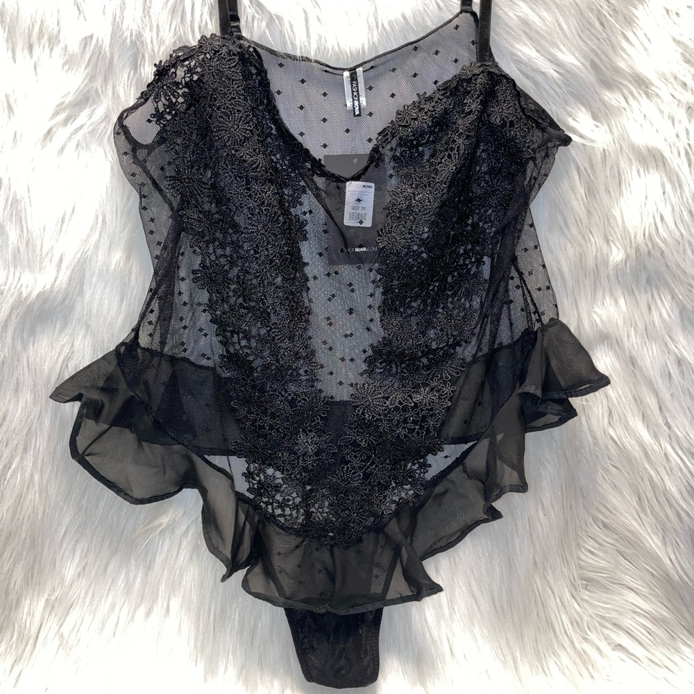 Bedroom Dreams Mesh Embroidered Sleep Teddy